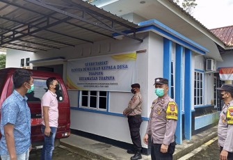 Personil Polres Bintan saat Lakukan Pengamanan