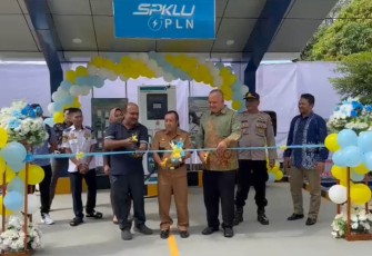 Peresmian SPKLU di Sanggau