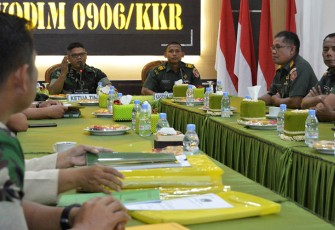 Tim Dalproggar Kodam VI/Mulawarman saat Kunjungi Kodim 0906/Kutai Kartanegara