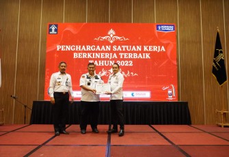 Lapas Kelas III Suliki memperoleh penghargaan satuan kerja berkinerja terbaik tahun 2022 di Sumbar.