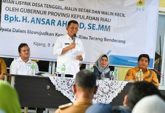 Gubernur Ansar pada Senin (08/08) kemarin. 