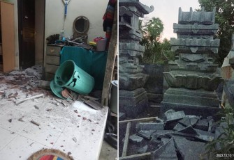 Dampak Gempa Karangasem