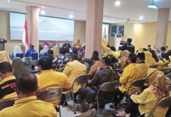 DPD Golkar Jawa Timur saat pertemuan, Jumat (9/9/2022) malam.