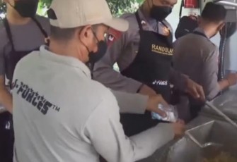 Sat Brimob Polda Bengkulu Tingkatkan Minat Vaksin