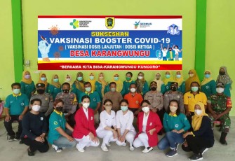 Vaksinasi tahap tiga, oleh Pemerintah Desa Karangwungu, Kecamatan Karangdowo, Klaten