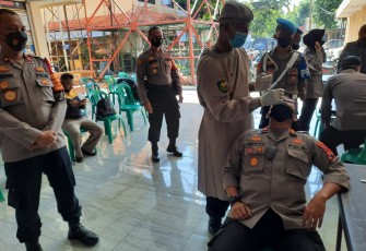 Ratusan personil Polres Pekalongan Kota, jalani tes Swab 