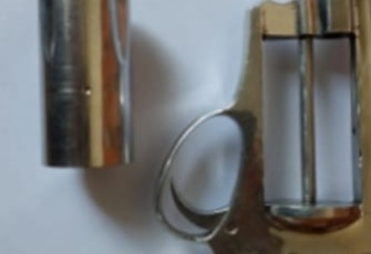 Barang bukti Pistol pelaku pembunuhan di OKI, diamankan petugas