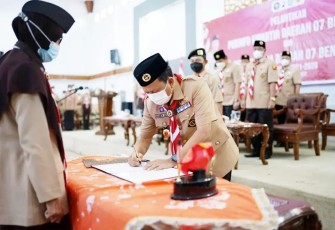Ketua Kwarda Gerakan Pramuka Bengkulu Hamka Sabri,