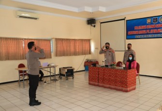 Pembukaan Diksar Satpam, oleh Dir Binmas Polda Bengkulu, Kombes Pol Herman, MM
