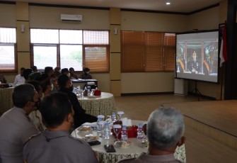 Giat sosialisasi pencanangan pembangunan Zona Integritas menuju WBK dan WBBM Polres Kendal 