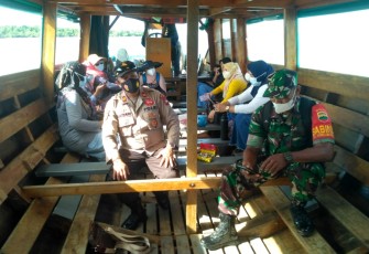 Polres Bintan saat melaksanakan Vaksinasi Presisi Polri