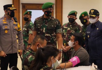 Kunjungan Danrem 061/SK di  Kodim 0607/Kota Sukabumi