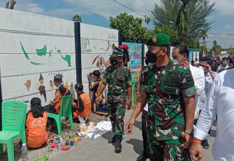 Lomba Melukis di Kampung Pancasila
