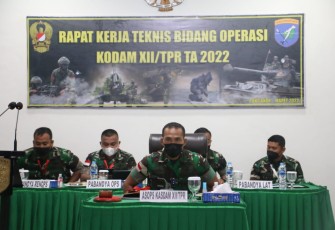 Asops Kasdam XII/Tpr Pimpin Rakernisops