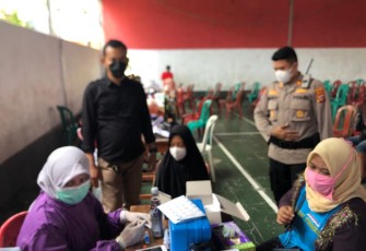 Gerai Vaksinasi Presisi Polres Majalengka 