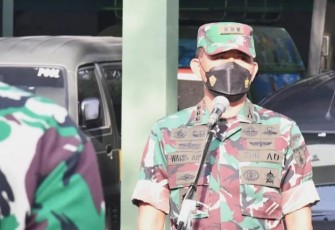 Danrem 081/DSJ Ingatkan Anggotanya Tidak Berbuat Pelanggaran