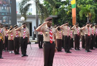 Apel Gabungan Pramuka Saka Bahari