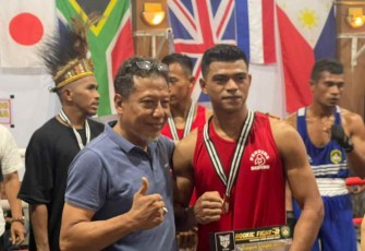 Rebut Emas Rookie Fight-2 Open Nasional, Petinju Kodam IX/Udayana Tumbangkan Petinju Jember