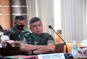 Korem 142/Tatag Mengikuti Taklimat Awal  dari Itjenad