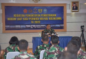 Kolinlamil Gelar Pemantapan Pengetahuan Hukum Laut Bagi Perwira 