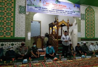Safari Ramadhan, Dandim 1015/Sampit Ingatkan Prokes Covid-19