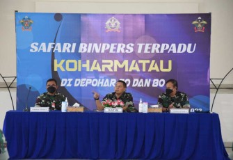 Tim Safari Binpersman Koharmatau Sosialisasi Ke Depohar Jajaran Wilayah Timur