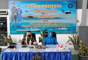 Entry Briefing Komandan Lanudal Jakarta 