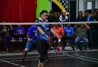 Danpasmar 3 Buka Turnamen Bulu Tangkis 