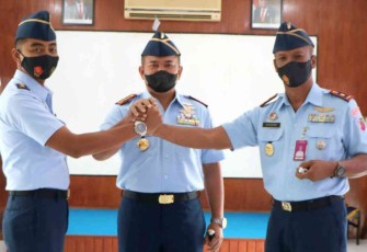 Lantik Dansathanlan dan Kadispotdirga Lanud Sutan Sjahrir 