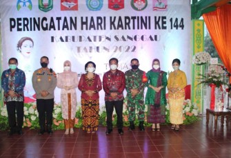 Dandim peringati hari Kartini bersama Forkopimda Sanggau. Kamis (21/4/22)