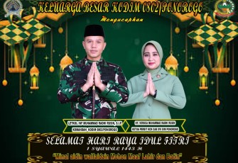 Dandim Ponorogo himbau masyarakat patuhi protokol kesehatan saat lebaran. Minggu (01/05/2022)