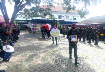 Prajurit terbaik TNI gugur di medan tugas, Selamat jalan almarhum Serda Mar Moch Afroni. Senin (02/05/2022)