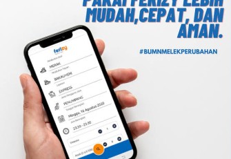 Aplikasi Ferizy mudah cepat aman pesan tiket. Jum'at (06/05/2022)