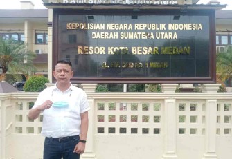 Apresiasi ketua Pewarta kepada Poldasu dan Polrestabes Medan. Senin (09/05/2022)