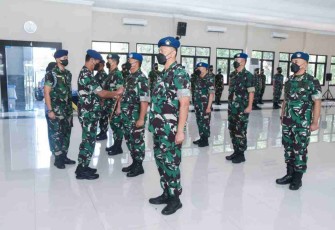 Dankoharmatau lantik pejabat baru di jajaran Koharmatau. Selasa (10/05/2022)