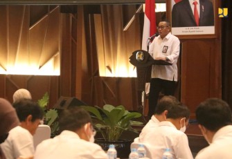 Kepala BPSDM Kementerian PUPR sosialisasikan PERMENPANRB no 6 tahun 2022 di Jakarta. Kamis (12/05/2022)