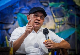 Menteri Teten saat mberikan keterangan pers perihal koperasi produksi minyak goreng di Jakarta. Senin (16/05/2022)