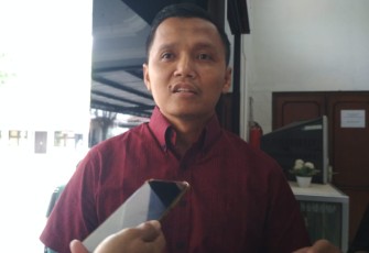 Ketua harian Pengcab PBVSI Kabupaten Karanganyar, Anung Marwoko.