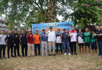 Foto bersama Forkopimda saat pembukaan lomba Dayung