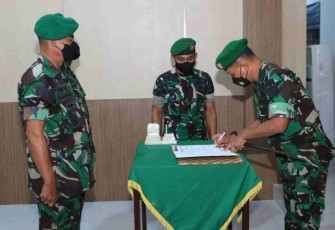 Dandim 0808/Blitar pimpin sertijab Danramil 