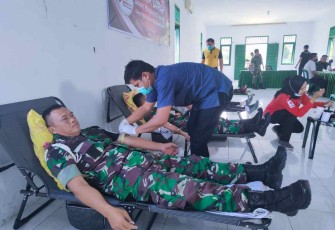 Donor darah Denpom 1/2 Sibolga