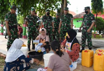 Danrem 073/Mkt pantau langsung minyak goreng di Karimunjawa