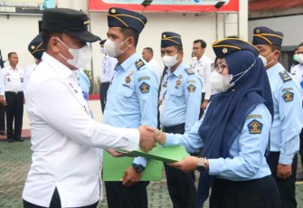 Penerimaan peserta PKL dan KKN Taruna Poltekip