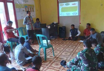 Penyuluhan pertanian ketahanan pangan warga desa Palapasang