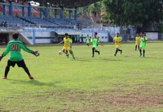 Keseruan liga santri piala Kasad di Kutai Kartanegara 