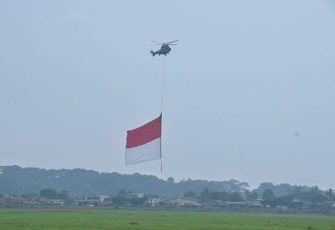 Koharmatau Latihan Flag di lanud Atang Sanjaya Bogor