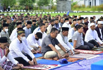 Salat Idul Adha di Koarmada III