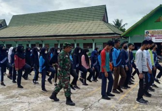 Latih PBB siswa baru SMA Muhammadiyah 
