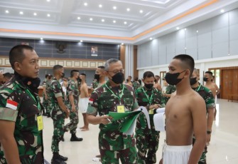  Sidang Parade  Penerimaan Caba PK Kodam XII/TPR
