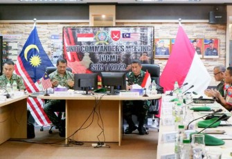 Kasrem 121/Abw saat UCM di Kuching Sarawak Malaysia 